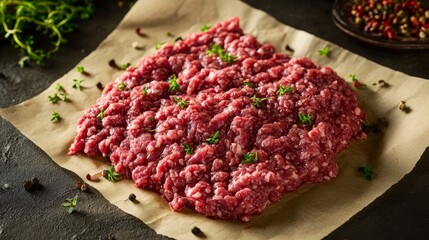 Organic Raw Grass Fed Ground Beef