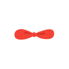red bow tie illustration