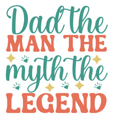 Dad SVG Father's Day SVG Design Dad sticker SVG cut files