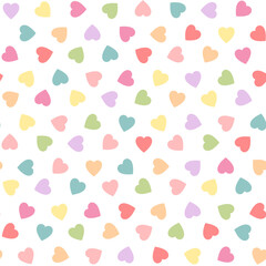 bright hearts. valentine greeting card. vector seamless pattern. wedding repetitive background. fabric swatch. wrapping paper. design template for textile, home decor, greeting card