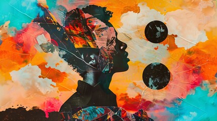 Collage of motivational quotes, inspiring images, and vibrant backgrounds