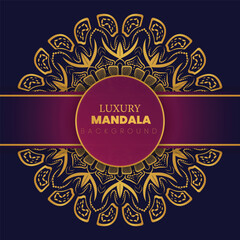 Professional  Creative Luxury Mandala Background Design