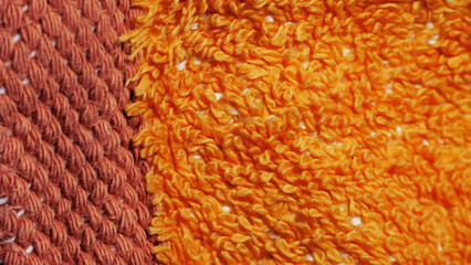 The texture of a fabric