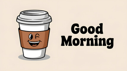 Good Morning Coffee Banner