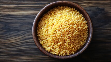 Turkey Bulgur Healthy Takeaway Food Wooden Background