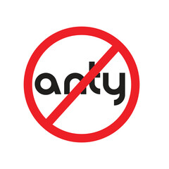 Anti party prohibition symbol graphic badge icon. Bold red no party warning sign illustration vector. Editable safety design for posters branding campaigns and compliance messaging pro.