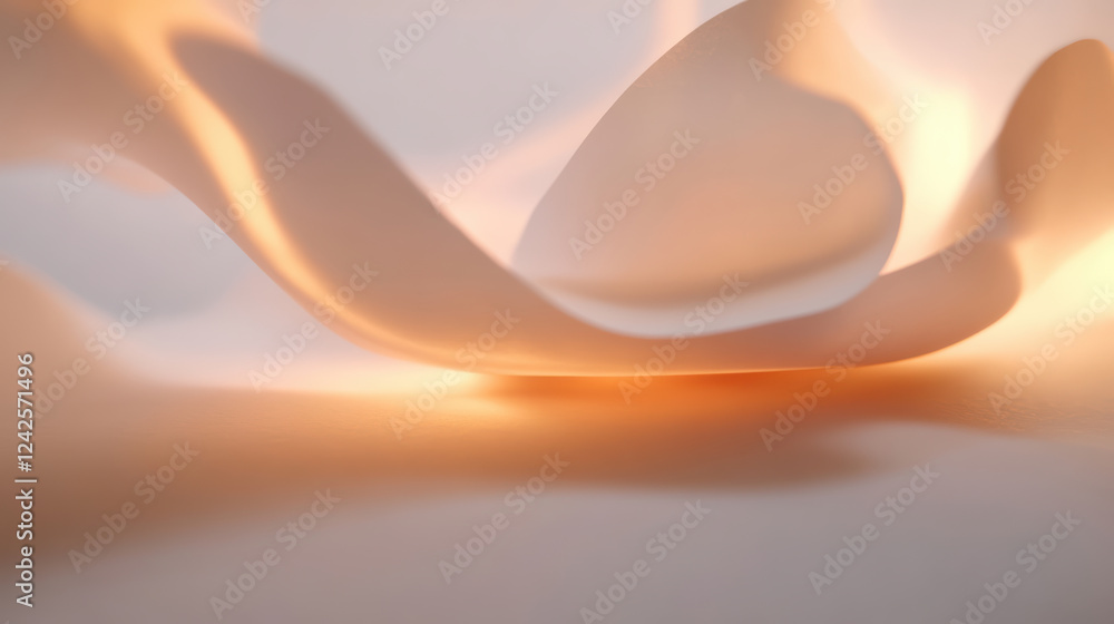 Poster close up of flame dancing on surface of paper, creating mesmerizing glow and intricate shapes. warm 