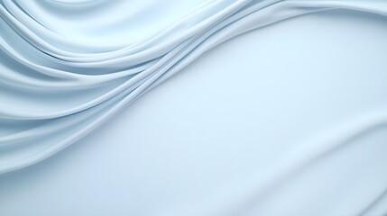 Light Blue Fabric Drape Texture Background