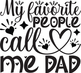Obraz premium Dad SVG Father's Day SVG Design Dad sticker SVG cut files
