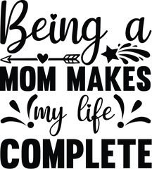 Mother's Day SVG design Funny Mom Svg Design Funny
 cut files