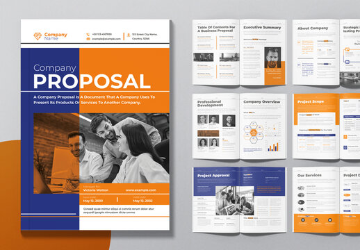 Business Company Proposal Layout Template