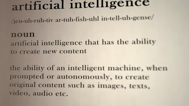 Generative Artificial Intelligence Definition