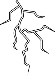 Lightning, electric power vector logo design element. Energy and thunder electricity symbol concept. Flash bolt sign . Flash vector emblem template. Power fast speed. used for mobile app, logo design.