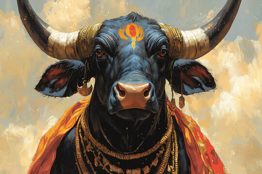  nandi bull: shiva's divine vehicle