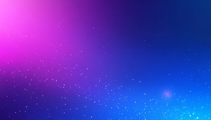 Fototapeta premium Pink blue cosmic nebula, glowing particles, space background, website design