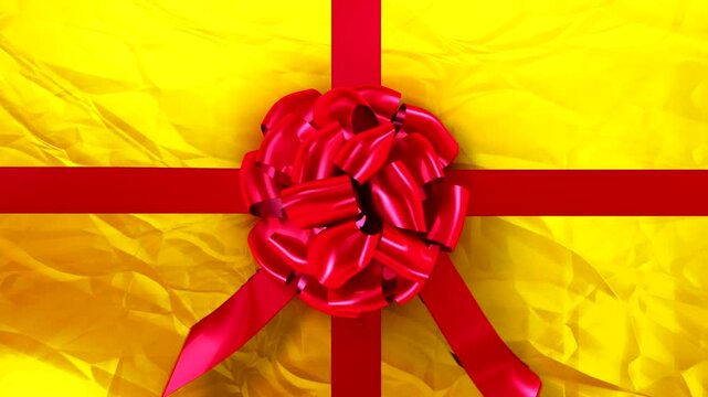 Green Screen Slideshow Footage Opening a Gift Five 3D Animations Stock Video