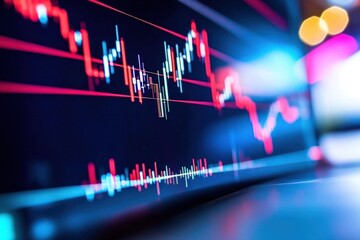 Real-time trading data with dynamic forex market chart analysis