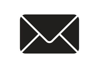 Email Envelope Icon with Notification Badge for Digital Communication illustration