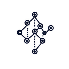Abstract Geometric Connection with Nodes and Lines for Design Use
