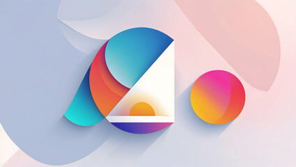 Fototapeta premium plain template design for signboard brochure