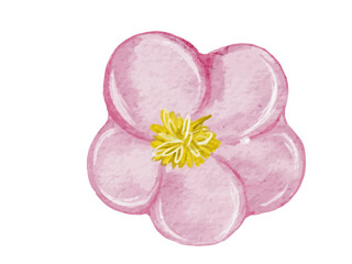 水彩で描いた和菓子のシンプルな日本のイラスト素材