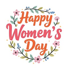 Obraz premium Happy Women's Day