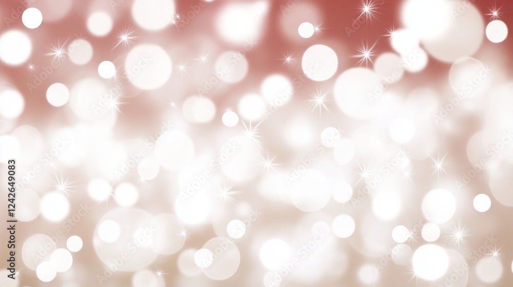 Poster sparkling lights festive bokeh background design