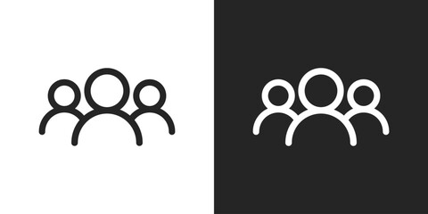 Community people sign icon vector design