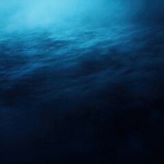 Fototapeta premium Immersive and elegant, a deep blue gradient softly glows on a dark textured backdrop for header designs.