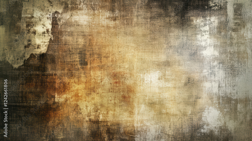 Aufkleber rustic texture with warm, earthy color palette and artistic background, creating inviting atmosphere