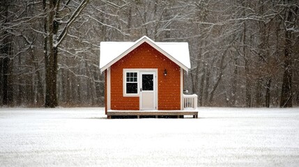 Cozy Cabin in a Winter Wonderland: A Snowy Escape