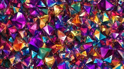 Vibrant Gemstone Pile Texture