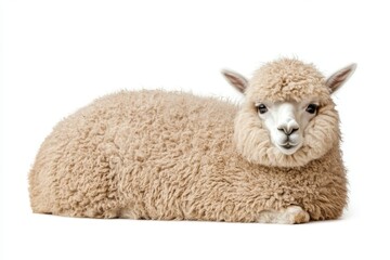 Adorable Alpaca Lying Down