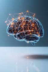 Conceptual representation of global AI networks
