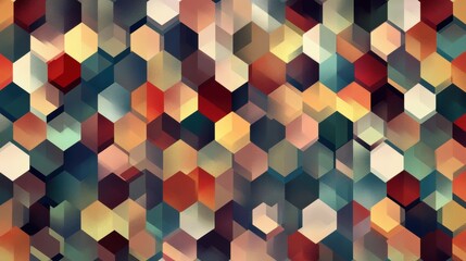 Abstract Hexagon Pattern Background