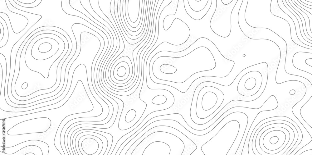 Poster abstract background with topographic map white background. the stylized height of the topographic ma