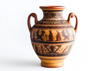 Ancient Greek Painted Vase - A Masterpiece of Art
