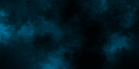 abstract blue watercolor painting textured on black grunge paper, grunge stained blue paper texture close up, Splash acrylic colorful blue grunge texture background.