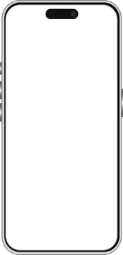 iPhone smartphone mockup | smartphone frame on transparent background for editing 