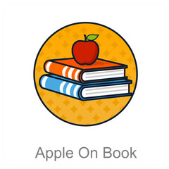 Apple On Book