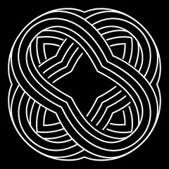 Neon Waves Futuristic Glow Against a Dark Horizon