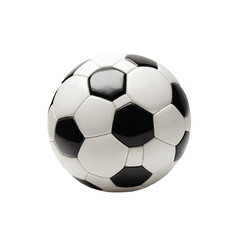 Naklejka premium Soccer ball isolated on transparent background.