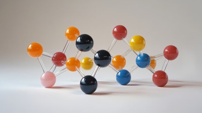 3d molecular models of ammonia (nh3) molecule with chemical bonds, atomic structure, and scientific visualization in abstract digital style, focused on chemistry, biotech, and molecular research


 - Powered by Adobe