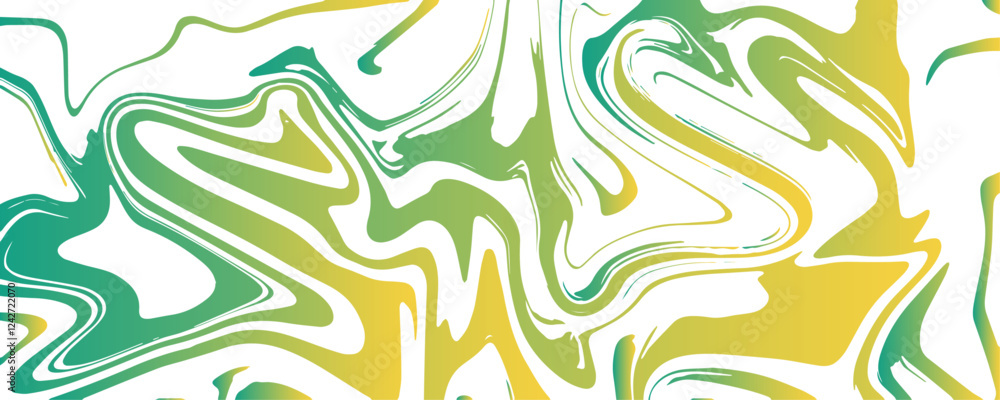 Poster abstract horizontal background with colorful waves. marbleized stripes with marble ink texture. colo