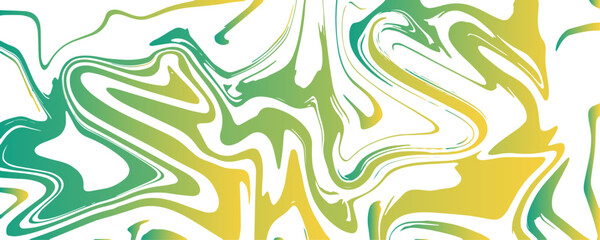 Abstract horizontal background with colorful waves. Marbleized Stripes With marble ink texture. Colorful liquid. liquid dynamic swirl texture in Green. Modern wavey design with military camouflage.