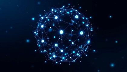 Global Network: Abstract Visualization of Interconnected Data