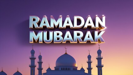 Ramadan Mubarak Greetings with Lanterns, Crescent Moon, and Islamic Symbols | Beautiful Ramzan Background for Eid, Fasting, Prayers, and Festivities | Perfect for Ramzan Mubarak Cards & Designs
