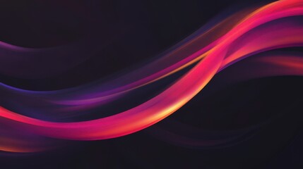 Stunning Abstract Digital Art Design with Fluid Lines and Vibrant Colors