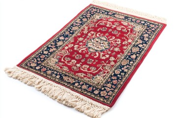 Exquisite Red Persian Area Rug with Intricate Details