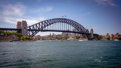 Historical Sydney Harbour Bridge in Sydney, NSW, Australia 